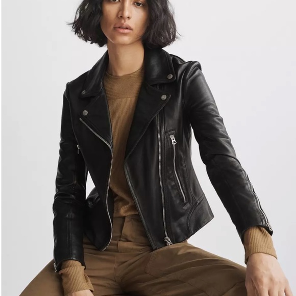 rag & bone Motorcycle Leather Jacket - Picture 10 of 17
